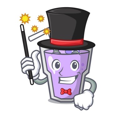 Sihirbaz berry güler yüzlü maskot çizgi film