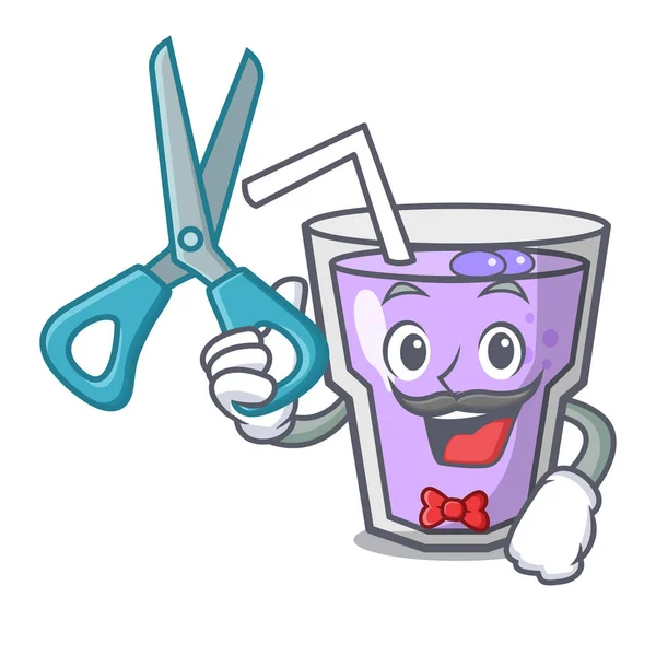 Kuaför berry güler yüzlü karakter karikatür