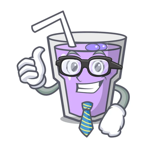 İşadamı berry güler yüzlü karakter karikatür