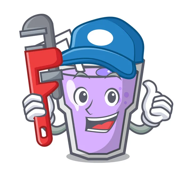 Tesisatçı berry güler yüzlü maskot çizgi film