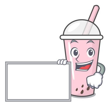 Yönetim Kurulu ahududu kabarcık çay karakter karikatür ile