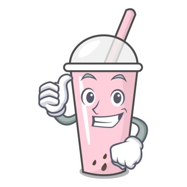 Ahududu kabarcık çay karakter karikatür yaşasın