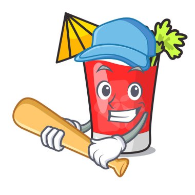 İskambil beyzbol bloody mary karakter karikatür