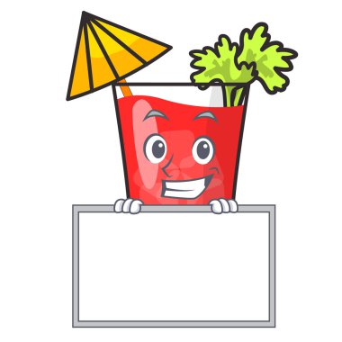 Yönetim Kurulu bloody mary karakter karikatür ile sırıtarak