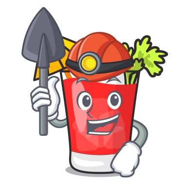 Madenci bloody mary maskot çizgi film