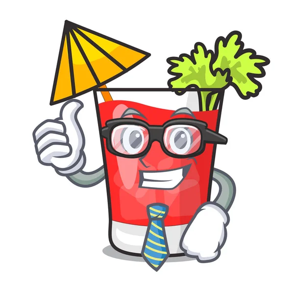 İşadamı bloody mary karakter karikatür