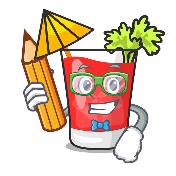 Öğrenci bloody mary karakter karikatür