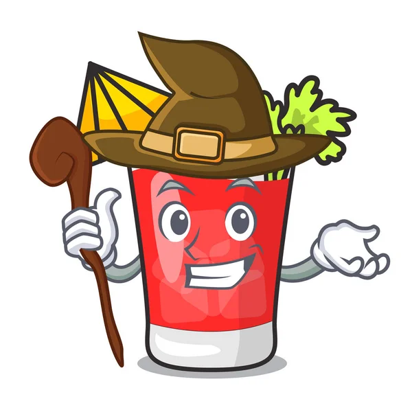 Cadı bloody mary maskot çizgi film