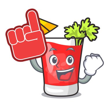 Köpük parmak bloody mary maskot çizgi film