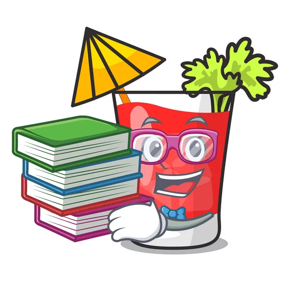 Öğrenci kitabı bloody mary maskot karikatür ile