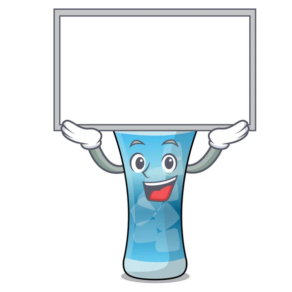 Up board blaue hawaii figur cartoon — Stockvektor