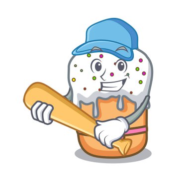 İskambil beyzbol Paskalya kek karakter karikatür