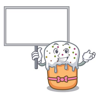 Yönetim Kurulu Paskalya kek karakter karikatür getirmek