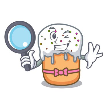 Dedektif Paskalya kek karakter karikatür