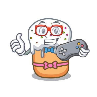 Oyun Paskalya kek maskot çizgi film