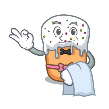 Garson Paskalya kek maskot çizgi film