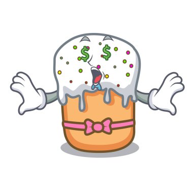 Para göz Paskalya kek maskot çizgi film