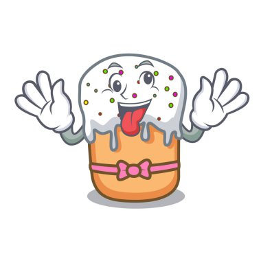 Deli Paskalya kek maskot çizgi film