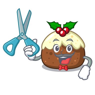 Kuaför meyve pasta karakter karikatür