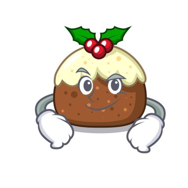 Smirking meyve pasta karakter karikatür