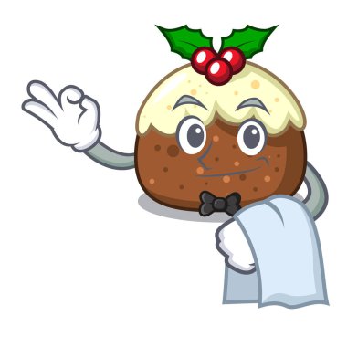 Garson meyve pasta maskot çizgi film