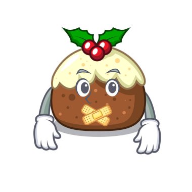 Sessiz meyve pasta maskot çizgi film