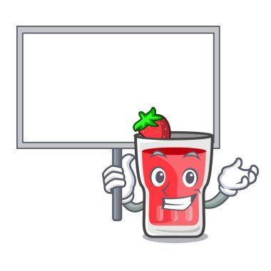 Yönetim Kurulu çilek mojito karakter karikatür getirmek