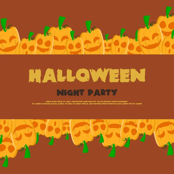 Halloween gece parti arka plan pumpskin