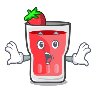 Sürpriz çilek mojito maskot çizgi film