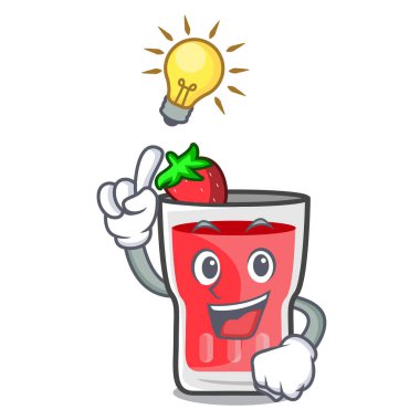 Bir fikir çilek mojito maskot çizgi film var