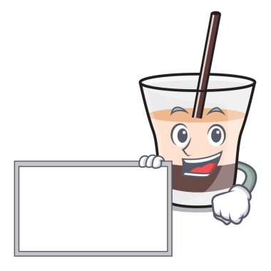 Başparmak yukarıya kurulu Beyaz Rus karakter karikatür ile