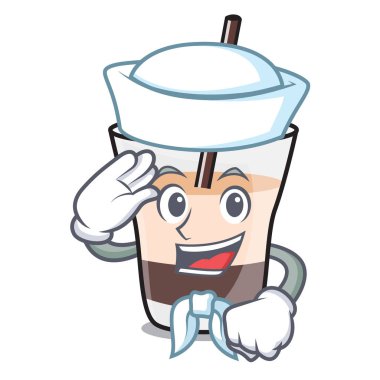 Denizci Beyaz Rus karakter karikatür