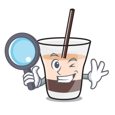 Dedektif Beyaz Rus karakter karikatür