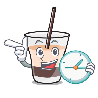 Saat Beyaz Rus karakter karikatür ile