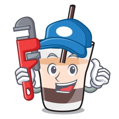 Tesisatçı Beyaz Rus maskot çizgi film