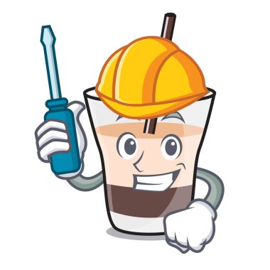 Otomotiv Beyaz Rus maskot çizgi film