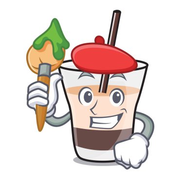 Sanatçı Beyaz Rus karakter karikatür