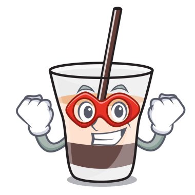 Süper kahraman Beyaz Rus karakter karikatür