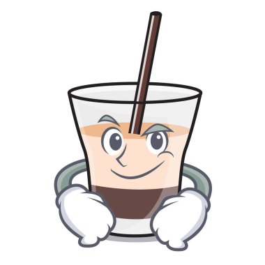 Smirking Beyaz Rus karakter karikatür