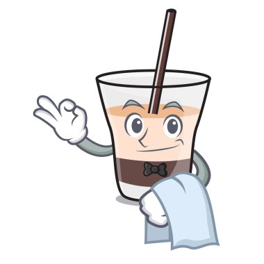 Garson Beyaz Rus maskot çizgi film