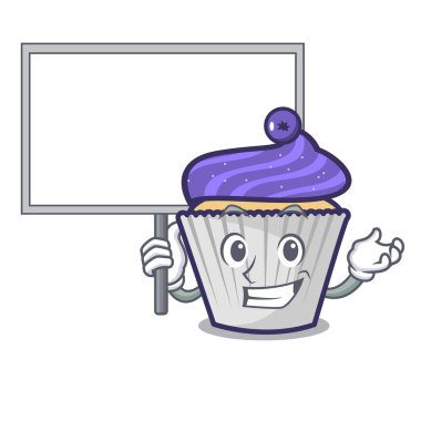 Yönetim Kurulu yaban mersinli kek karakter karikatür getirmek