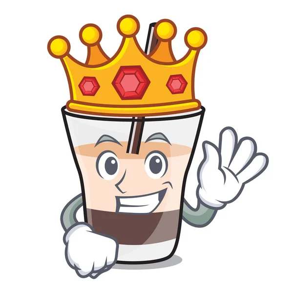 Kral Beyaz Rus maskot çizgi film