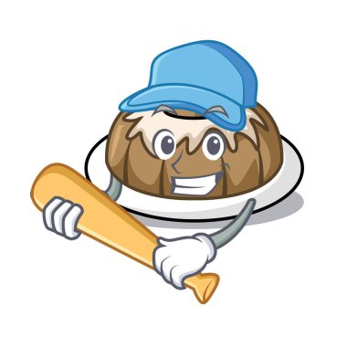 İskambil beyzbol kek karakter karikatür