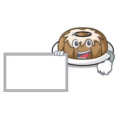 Yönetim kurulu kek karakter karikatür ile