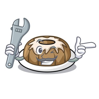 Mekanik kek maskot çizgi film