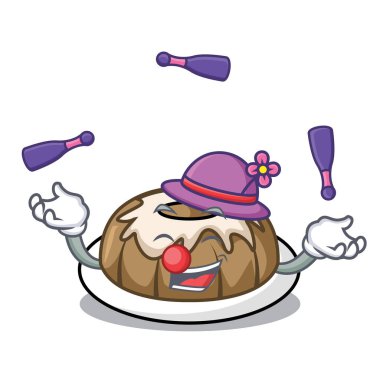 Hokkabazlık kek maskot çizgi film