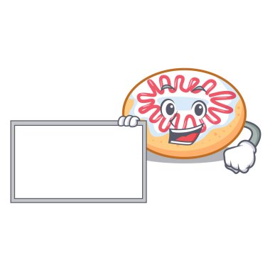 Yönetim Kurulu jöleli donut karakter karikatür ile