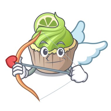 Aşk tanrısı limon keki karakter karikatür