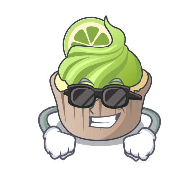 Süper cool limon keki karakter karikatür
