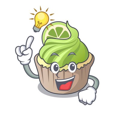 Bir fikir limon keki maskot çizgi film var